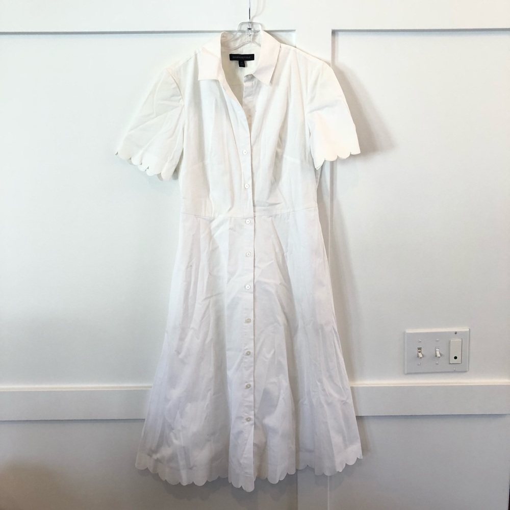 NWT Banana Republic white shirt dress